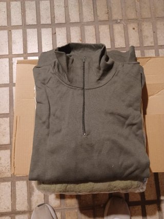 Camiseta campaña manga larga verde oliva (ejército