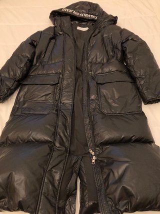 Piumino lungo Calvin Klein Jeans nero