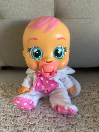 Muñeca Bebé Llorón con Pijama de Conejito