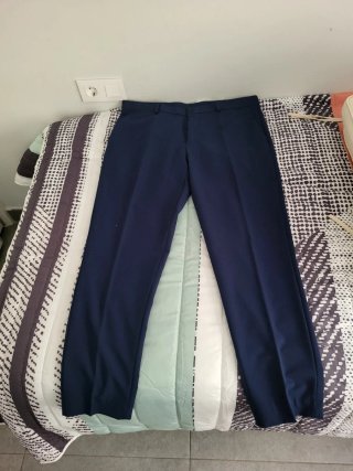 Traje de hombre Zara azul