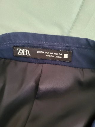 Traje de hombre Zara azul