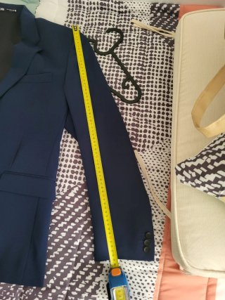 Traje de hombre Zara azul