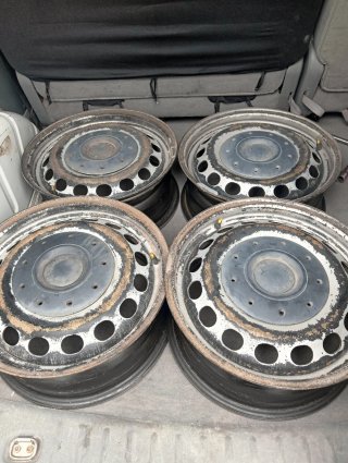 4 Llantas de Hierro Volkswagen Caddy 5x112