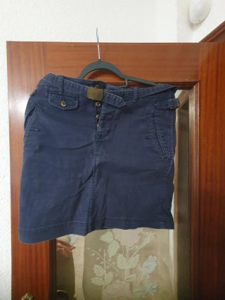 Falda Pedro del Hierro azul