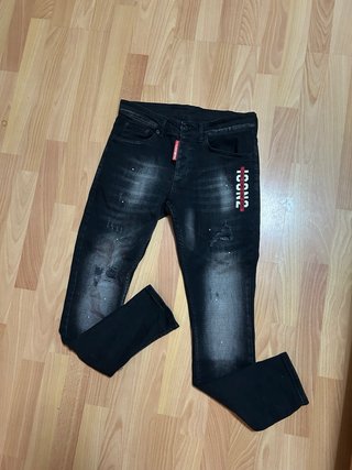 Pantalón Vaquero DSQUARED2 ICON Negro