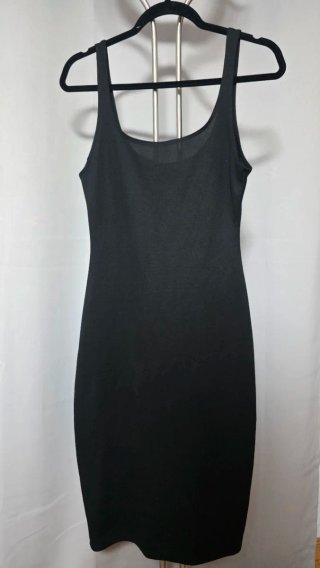 Vestido Tirantes Negro Ajustado Pull&Bear