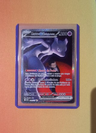 Mewtwo ex Alternativo carta Pokemon ASC