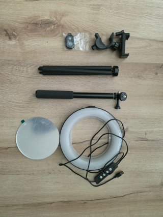 Kit Aro LED, Palo Selfie y Trípode