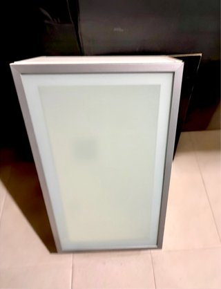 Armario baño IKEA VÄTTERN cristal translúcido