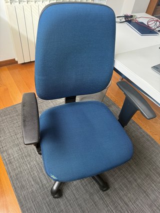Silla de escritorio azul