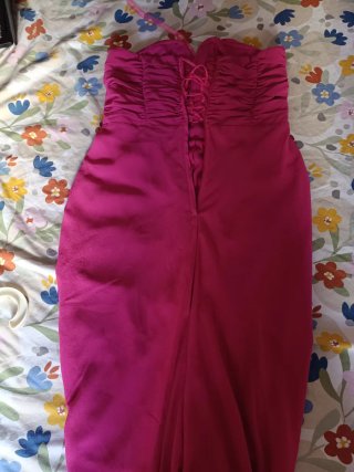 Vestido de fiesta rosa
