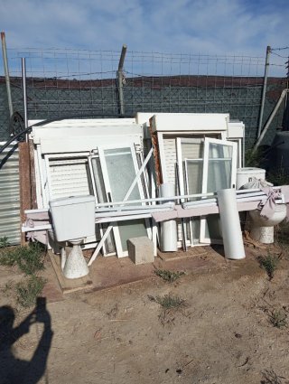 Ventanas de Aluminio Blanco con Doble Cristal