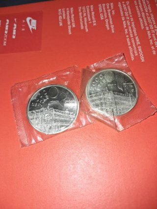 Colección de monedas plat 925