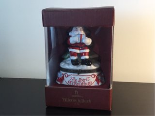 Cajita de Porcelana Villeroy & Boch Papa Noel