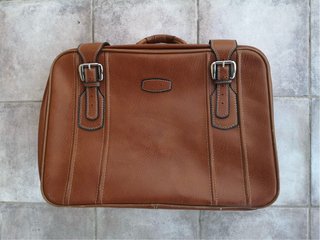 Maleta Vintage de Cuero Marrón