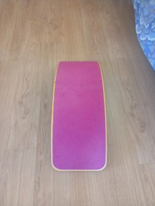 Tabla Curva Wobbel Madera Natural