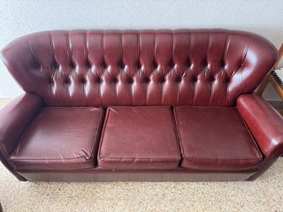 Conjunto de Sofás 3+1+1 Marrón