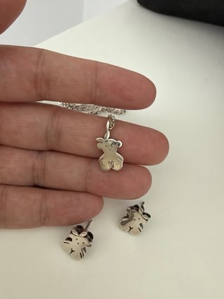Conjunto TOUS de Plata ORIGINAL
