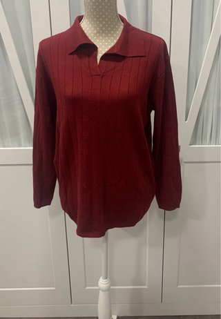 Conjunto de punto Burdeos