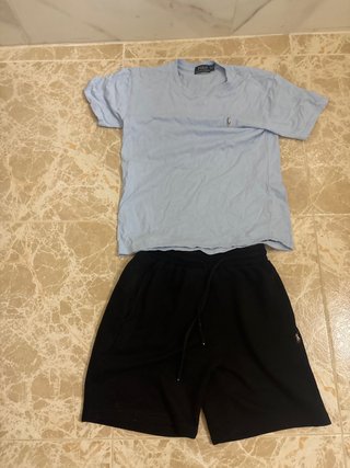 Conjunto Ralph Lauren Azul y Negro