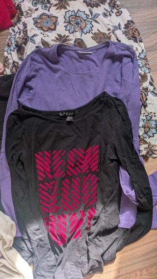 Lote 7 Camisetas Manga Larga