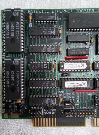 Placa de Rede ISA Artisoft LANtastic AE2