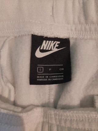 Pantalón de chándal Nike blanco hombre