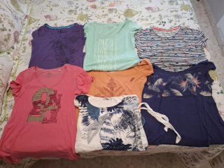Lote 7 Camisetas varias marcas Mujer