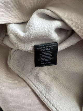 Sudadera Hoodrich Talla s Beige/Verde