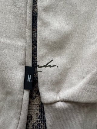 Sudadera Hoodrich Talla s Beige/Verde