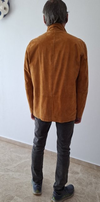 Chaqueta de ante para hombre
