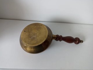Antiguo cenicero marinero bronce con ancla
