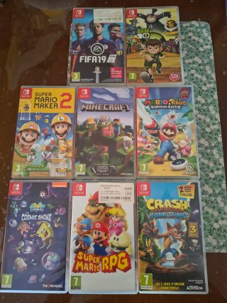 Juegos Nintendo Switch: FIFA 19, Minecraft, Mario