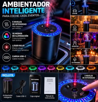 Ambientador para coche, casa y eventos