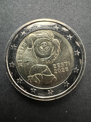 Moneda 2 Euro Estonia 2026 Sipsik