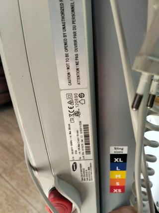 Grúa para enfermos eléctrica  de 150 kg