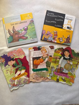 Pack 5 cuentos tradicionales infantiles en catala