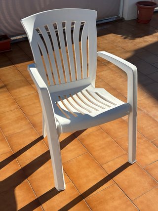 Silla de Plástico Blanca