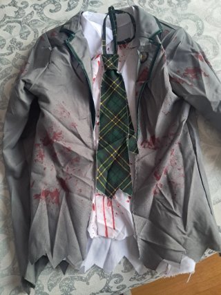 Disfraz Zombie Colegiala Partilandia Talla M