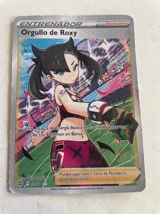 Carta Pokémon Orgullo de Roxy