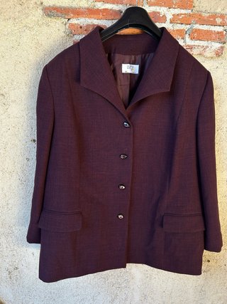 Blazer Burdeos