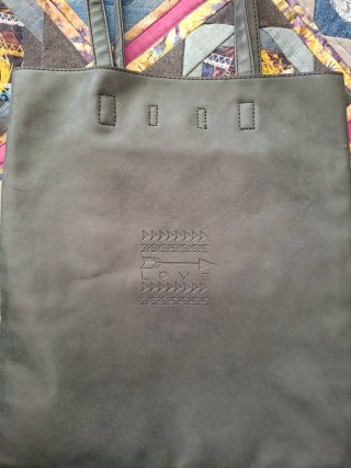 Bolso gris mujer