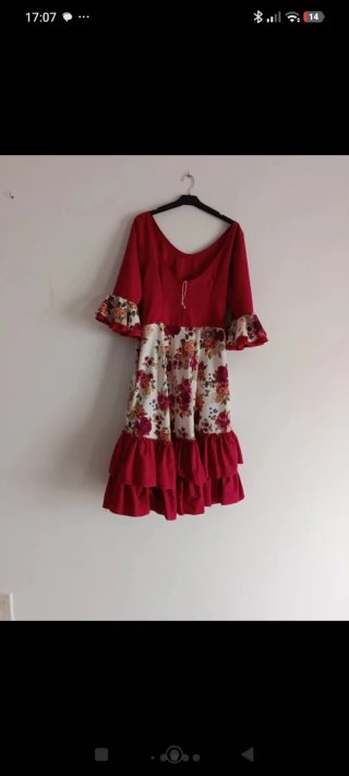Vestido Flamenco Rociero Talla XXL