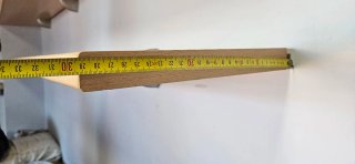 3 Scaffali in legno con supporti in plastica