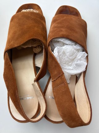 Sandalias Vagabond de Ante Marrón