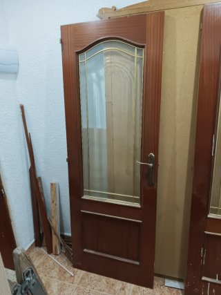 2 Puertas de Salón con Cristal