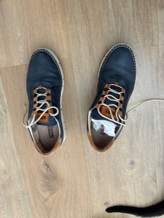 Zapatos Pikolinos Azul y Marrón