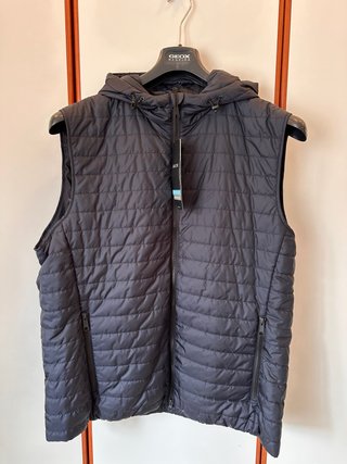 Gilet Geox uomo imbottito con cappuccio