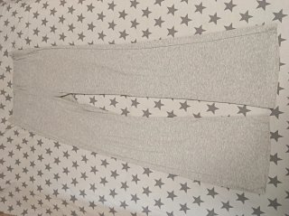 Pantalón de chándal acampanado gris