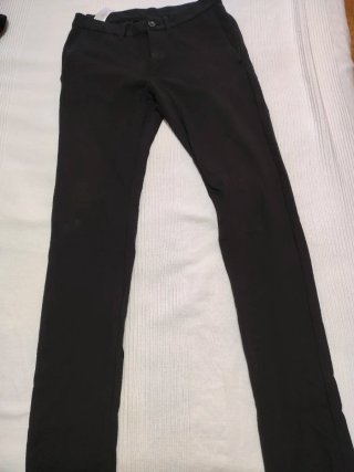 Pantalón de traje negro hombre talla 38